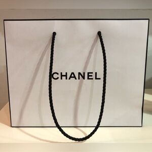Chanel White gift Bag